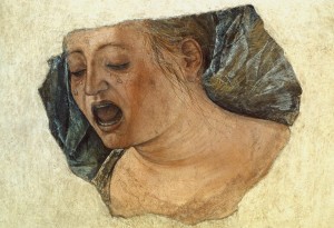 Ercole de Roberti, Maddalena piangente, cm 39,3x39,3 , Bologna Pinacoteca Nazionale
