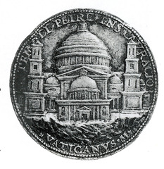 Cristoforo Foppa Caradosso, medaglia di fondazione per la Basilica apostolica vaticana di San Pietro in Roma, 1505-1506
