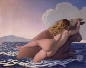 Félix  Vallotton: Die Entführung der Europa (1908) / Oel auf Leinwand / 130 x 162 cm