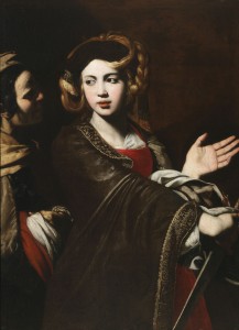 Giovanni Ricca (Napoli 1603 – 1656?)  Giuditta con la testa di Oloferne, 1630 circa olio su tela, 103 x 76 cm Salerno, Museo Diocesano, inv. 52 