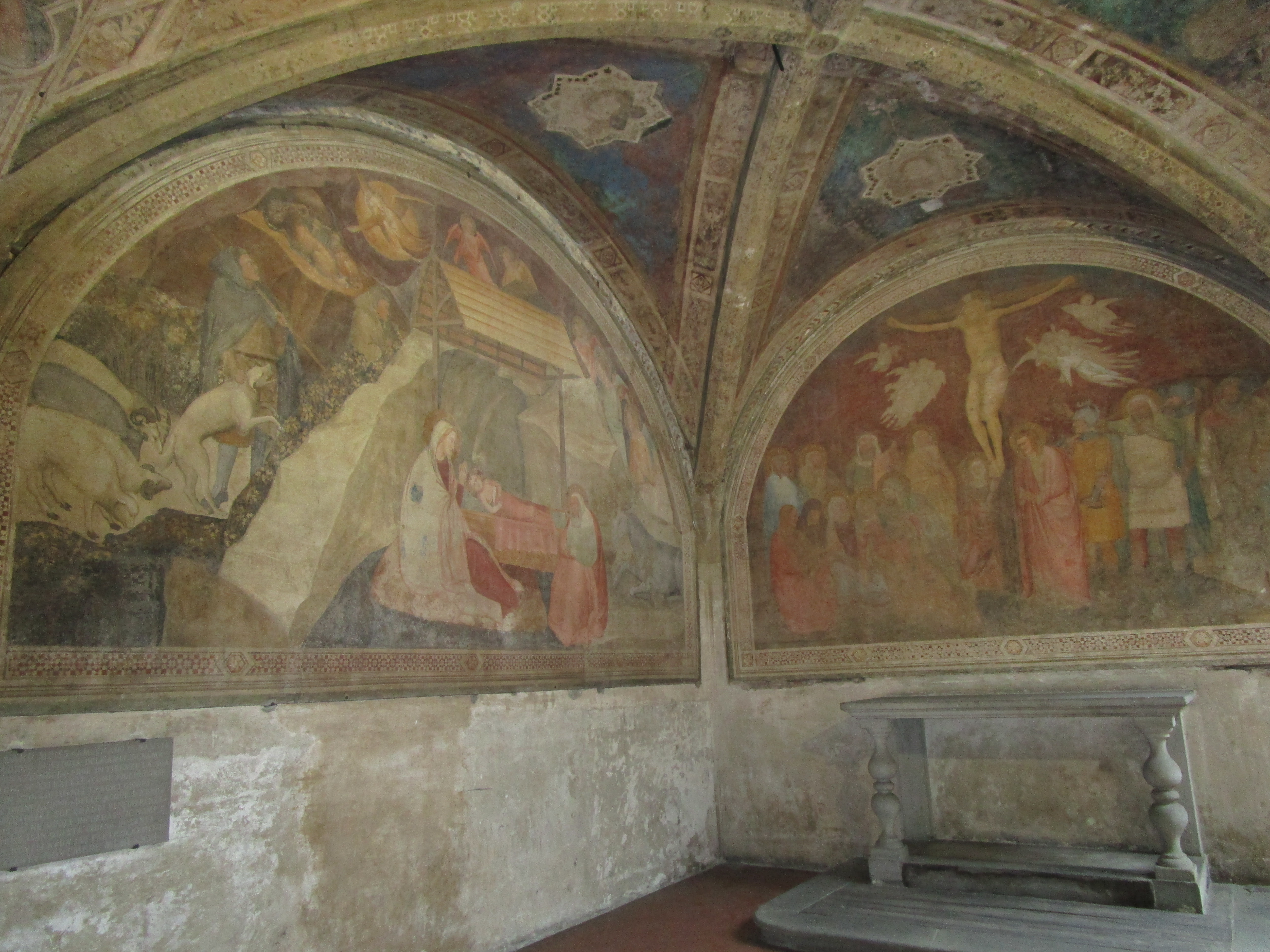Cappella dell'Annunciazione, veduta d'insieme, Santa Maria Novella, Firenze.